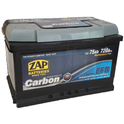 ZAP 75 Ah Carbon EFB akumuliatorius