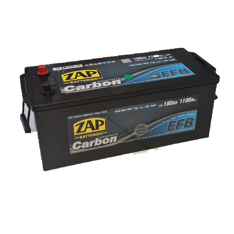 ZAP 180 Ah Carbon EFB akumuliatorius