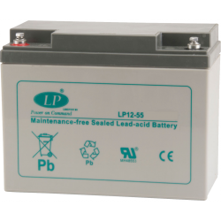 LP 55Ah 12V VRLA akumuliatorius