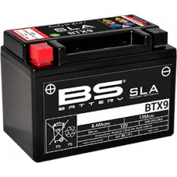 BTX9-BS SLA 12V 8.4Ah akumuliatorius